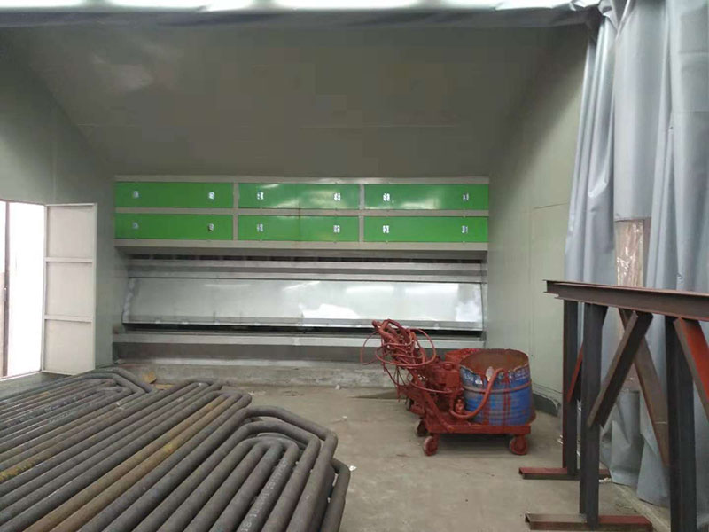 水旋柜配移动喷漆房 水旋柜配移动喷漆房