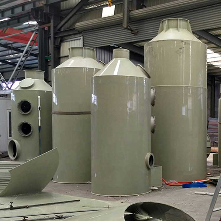 喷淋塔废气处理设备工作原理